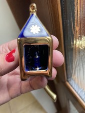 Limoges 22 K Gold And Blue