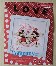 Disney Mickey and Minnie Mouse Counted Cross Stitich Chart, Wedding/Valentine's