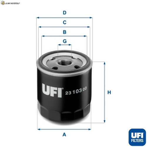 Oil filter 103 for opel - filter,