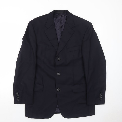 Odermark mens blue wool jacket - odermark,