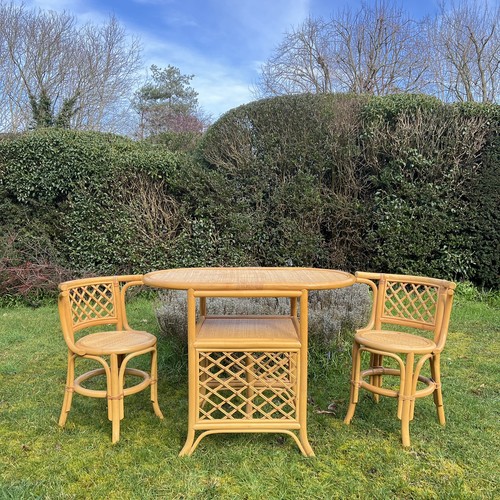 Vintage bamboo bistro dining - vintage,