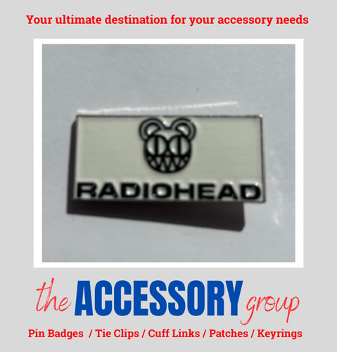 New radiohead music band pin - radiohead,
