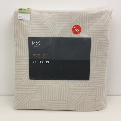 Eyelet curtains size w168 - m&s,