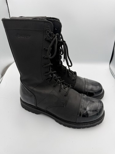 Bates black leather - bates, military