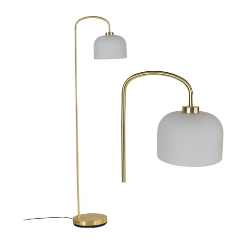 Modern satin brass gold floor - modern,