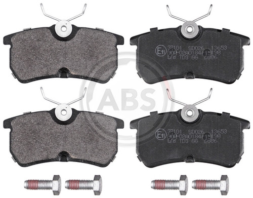 Rear brake pad set - rear, a.b.s