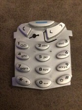 GENUINE ORIGINAL NOKIA 3310 3330 MOBILE PHONE REPLACEMENT SILVER KEYPAD