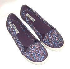 Fat Face Womens Slip On  Pump / Sneakers Style Shoes in  Purple Floral Size 7 UK