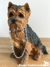 Yorkshire Terrier Yorkie Leonardo large Walkies ornament figurine gift boxed