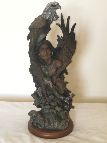 Native indian eagle figurine - native,