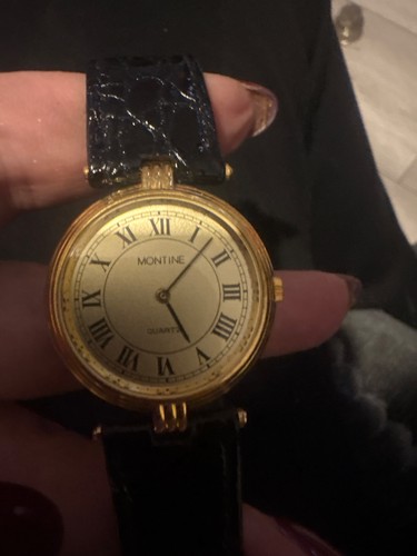 Montine brown leather - leather, watch