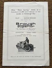Brough superior motor cycle - brough,