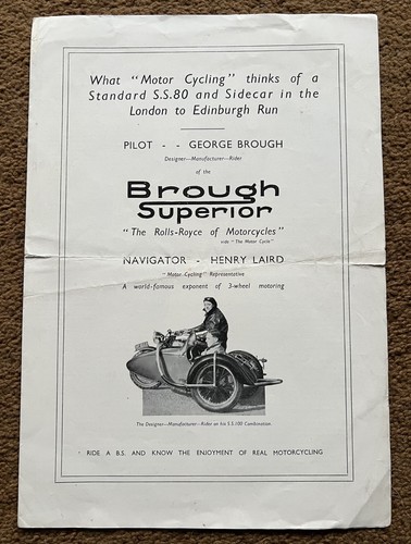 Brough superior motor - superior, cycle