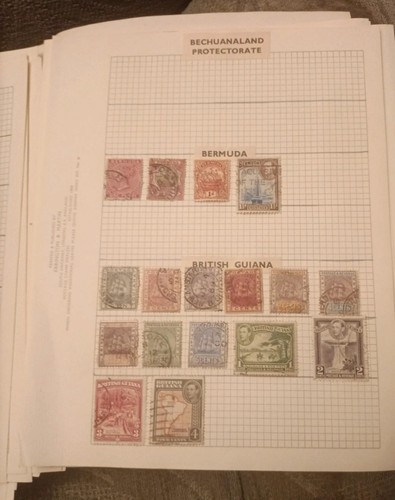 Stamp album page vintage - stamp,