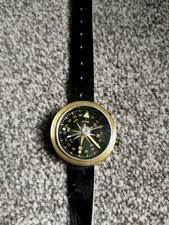 Vintage Brass Compass on