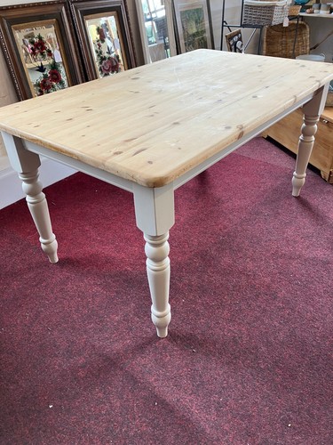 Solid pine beige painted - pine,