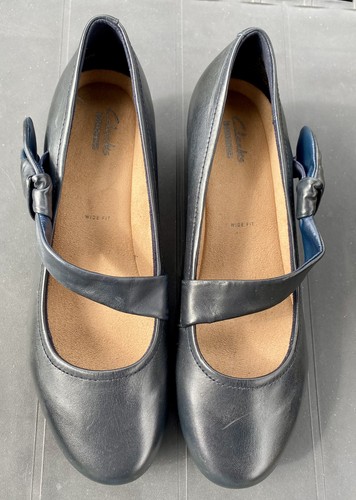 Clarks ella lorraine navy - clarks,