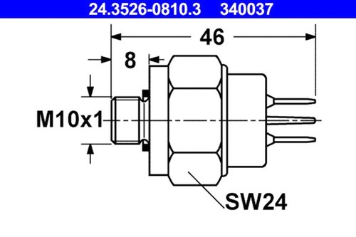 Brake light switch - brake,