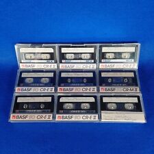 BASF CR-E II 90 - TYPE II  High Quality Job Lot Tapes X 9