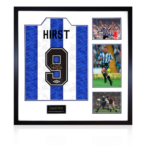 David hirst signed sheffield - hirst,