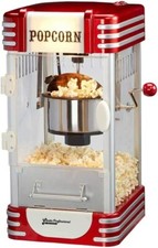 Cooks Professional Retro Popcorn Maker | Vintage Popcorn Machine | Powerful 310W