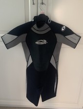 Osprey Wetsuit Kids Black Grey Surfing, Body Boarding,Swim 