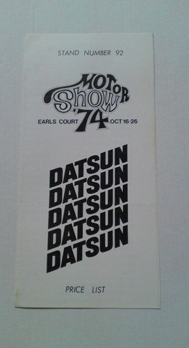 Datsun price list - datsun,