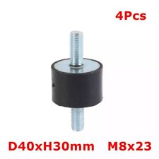 4Pcs Heavy Duty M8 Male Anti Vibration Mount exhaust 40mm Mounting Rubber Bobbin
