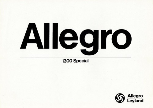 British leyland allegro - leyland, 1300