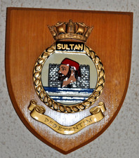 HMS Sultan ward room shield