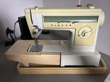 Singer 527 Vintage Electric Sewing Machine. No Power Cable Or Foot Pedal