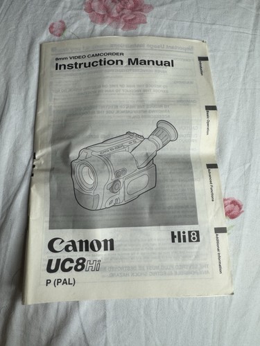 Canon uc8 8mm - canon, camcorder