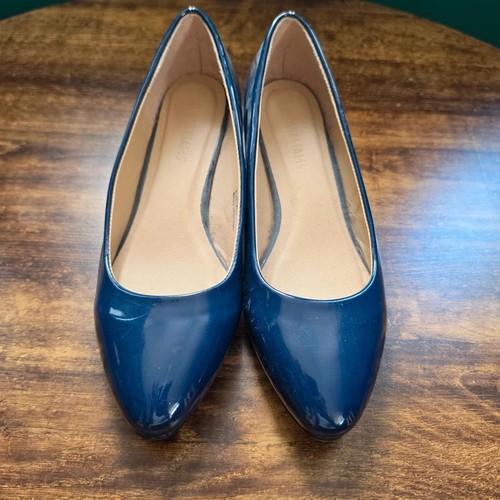 Williams navy blue patent - jd,