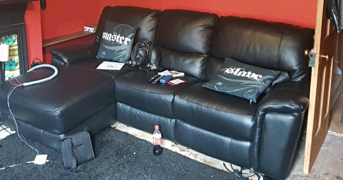 Dfs black leather - leather, 3
