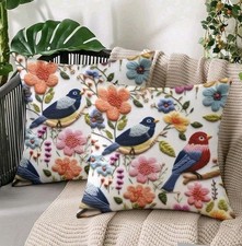 Vintage Style Bird Flower