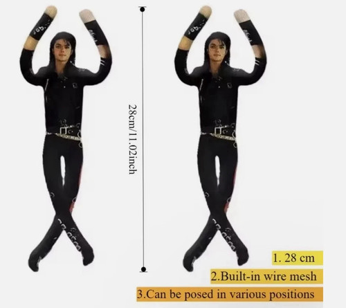 Michael jackson posable - posable, plush