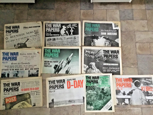 Ww2 the war papers newspapers - ww2,