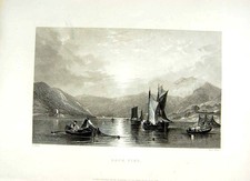Antique Old Print *2387 1838