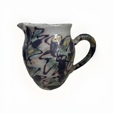 Early Dartington Studio pottery?  Jug Sample Rare Design / Back Stamp / Purple
