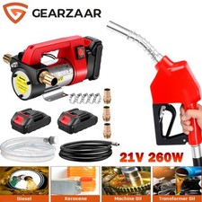 21V 260W Electric Diesel Fuel Transfer Pump Oil Dispenser 45L/min Fuel Extractor