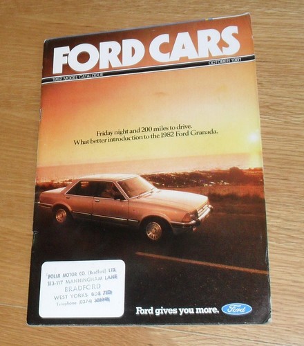 Ford brochure 1981 fiesta - 1981,