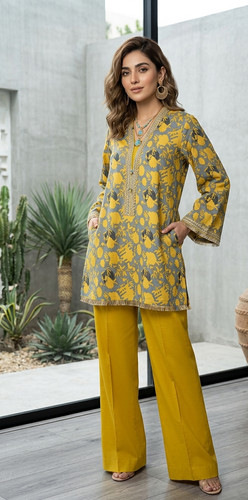 Pakistani lawn suit unstitched - pakistani,