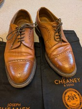 Joseph Cheaney Vintage Semi Brogue UK Size 8.5 (Fit F- Average).