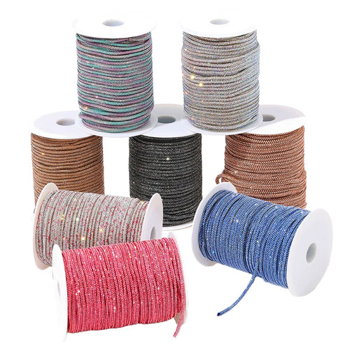 Yards rhinestone rope 4mm - 10,
