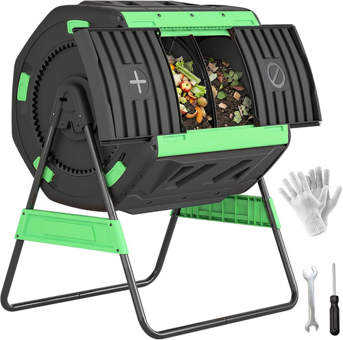 200l garden compost bin dual - 200l,