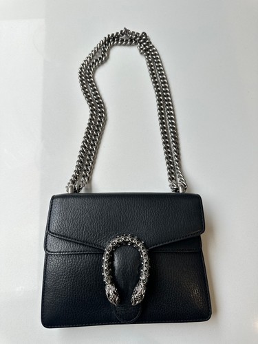 Gucci black leather - , small