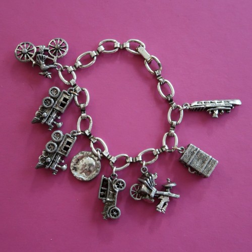 Vtg silver tone - vtg, transportation