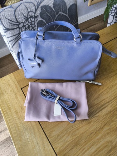 Radley leather blue grab - radley,