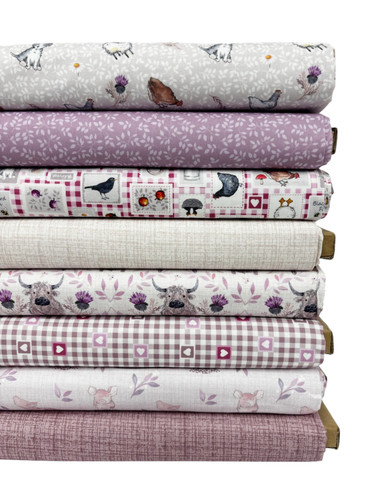 Blackbird farm fabric - farm,