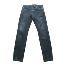 Reiss Lasoo Jeans Men W32 L32 Slim Tapered Blue Stretch Zip Fly